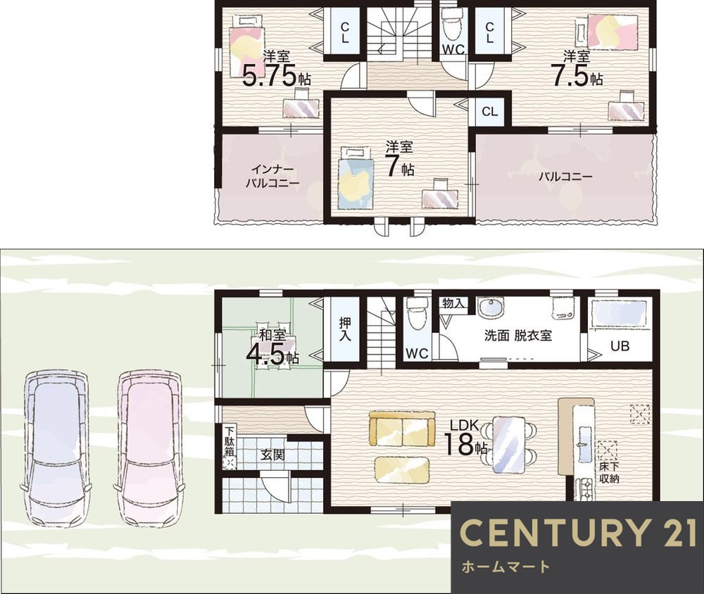 一戸建て天理市長柄町 全3邸 一戸建ての詳細情報 24