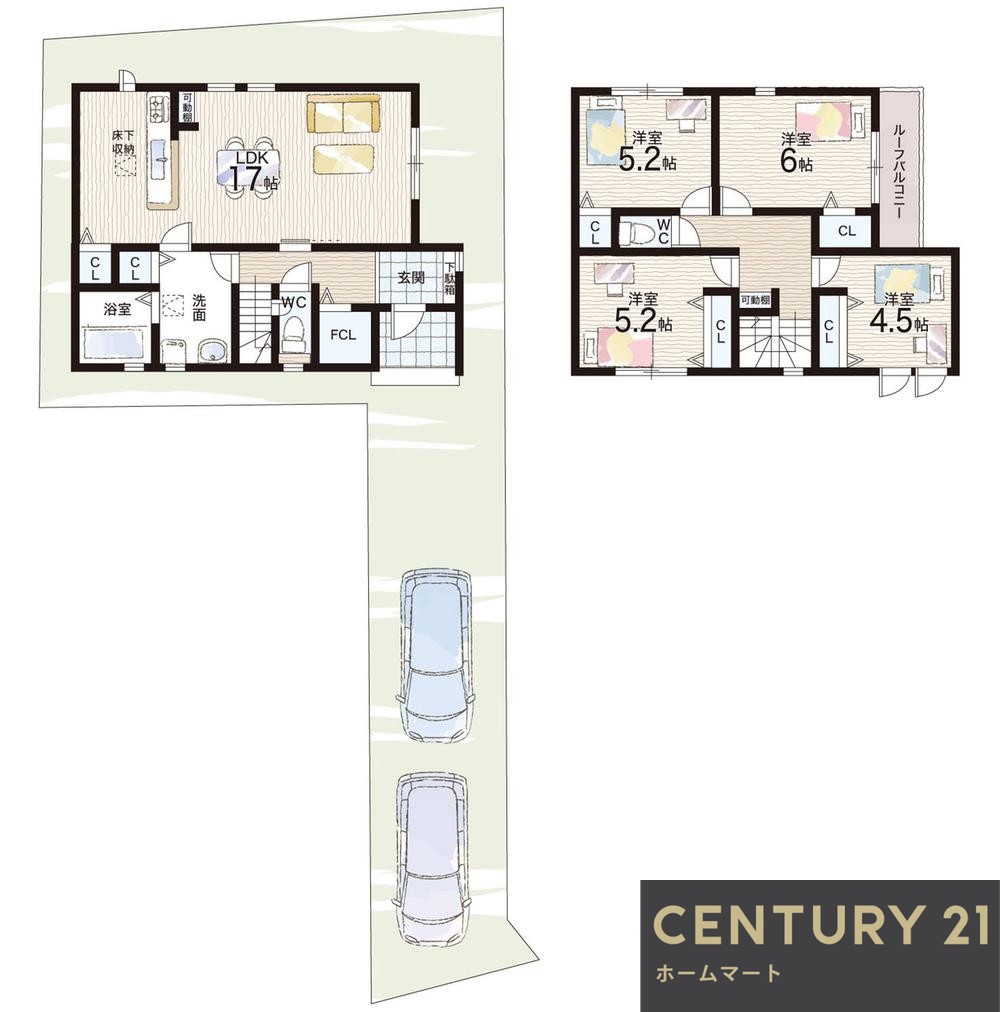 一戸建て宝来町 2980万円～3480万円の詳細情報 12