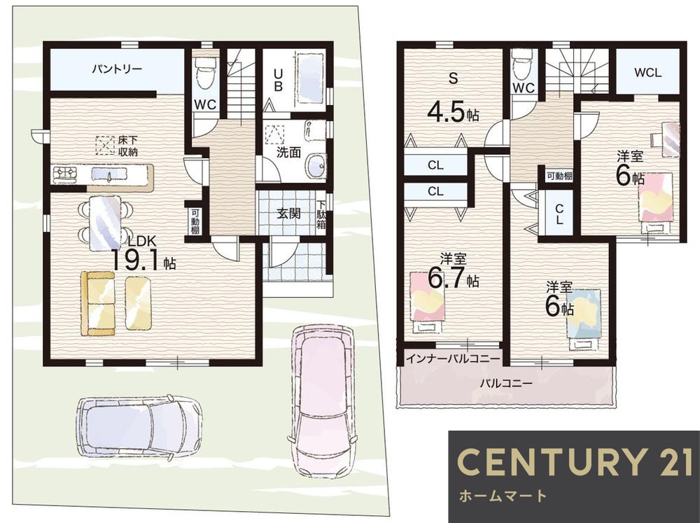 一戸建て宝来町 2980万円～3480万円の詳細情報 16