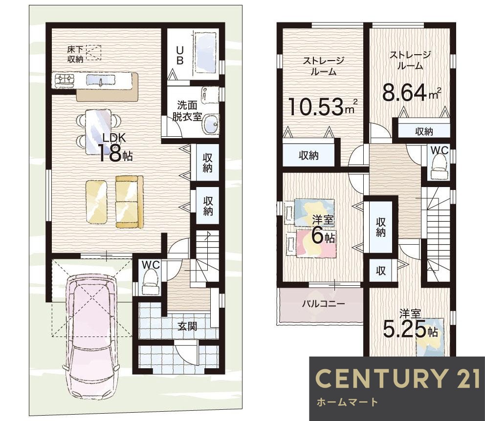 一戸建て上野町 3980万円～4280万円の詳細情報 18