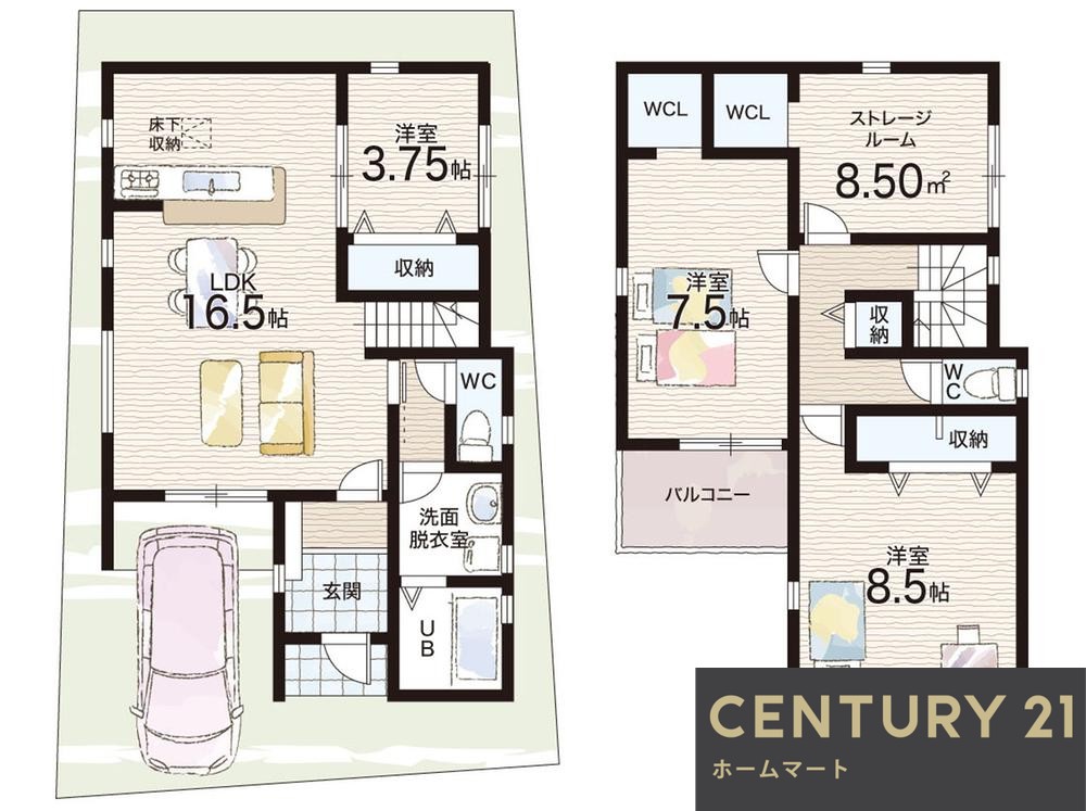 一戸建て上野町 3980万円～4280万円の詳細情報 19