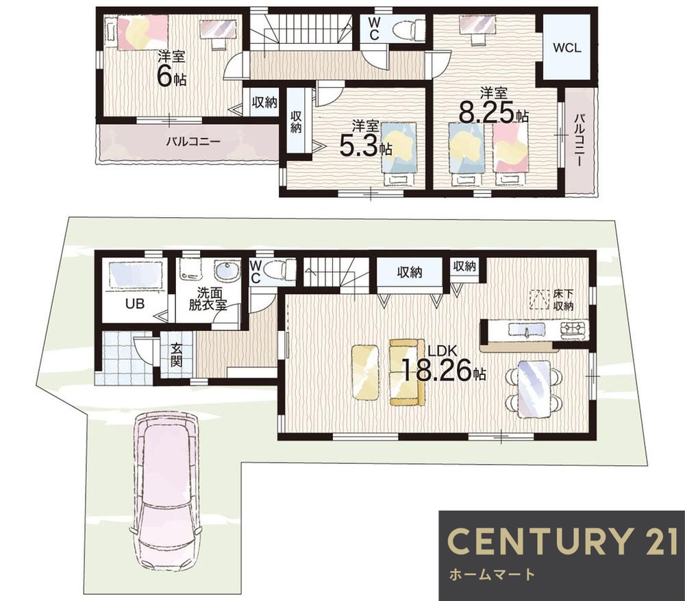 一戸建て上野町 3980万円～4280万円の詳細情報 21