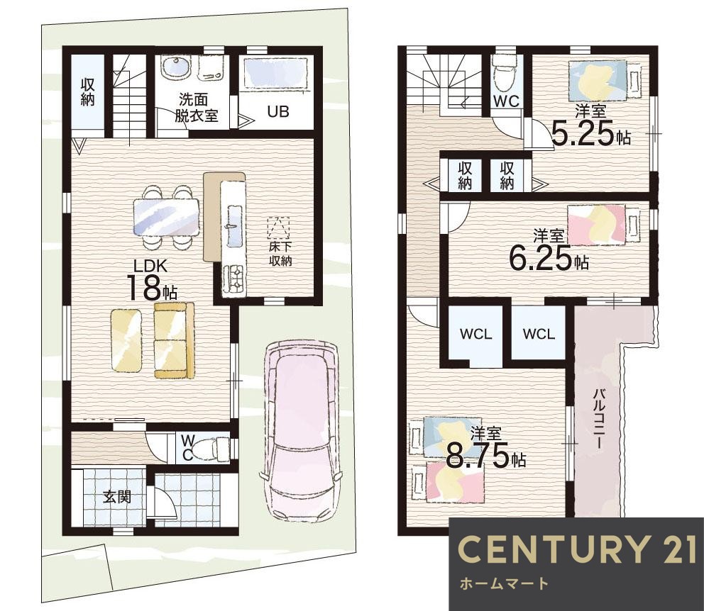 一戸建て上野町 3980万円～4280万円の詳細情報 23