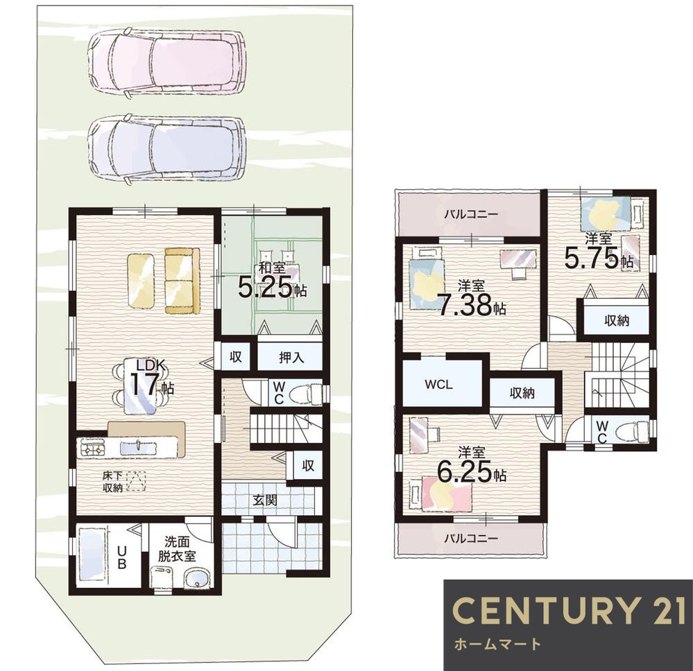 一戸建て生駒郡平群町三里 全11邸 一戸建て第3.4.5期の詳細情報 24