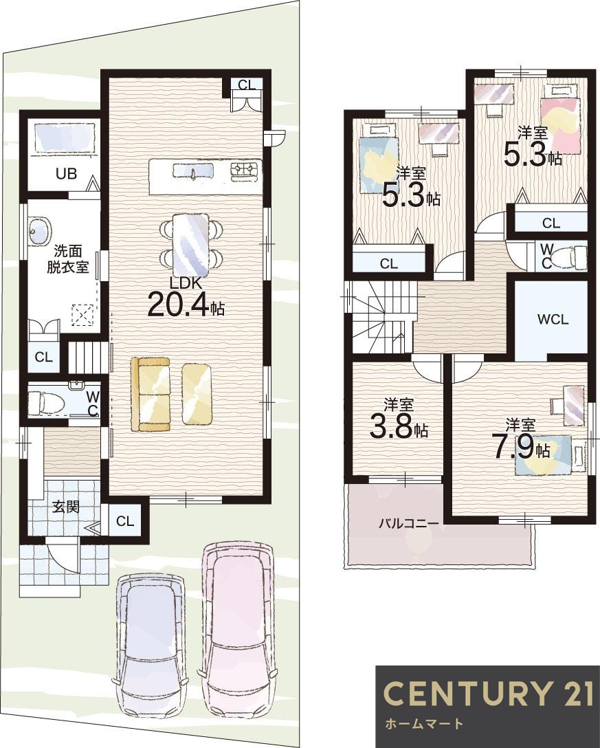 一戸建て堺市西区上野芝町 全２邸 一戸建ての詳細情報 23