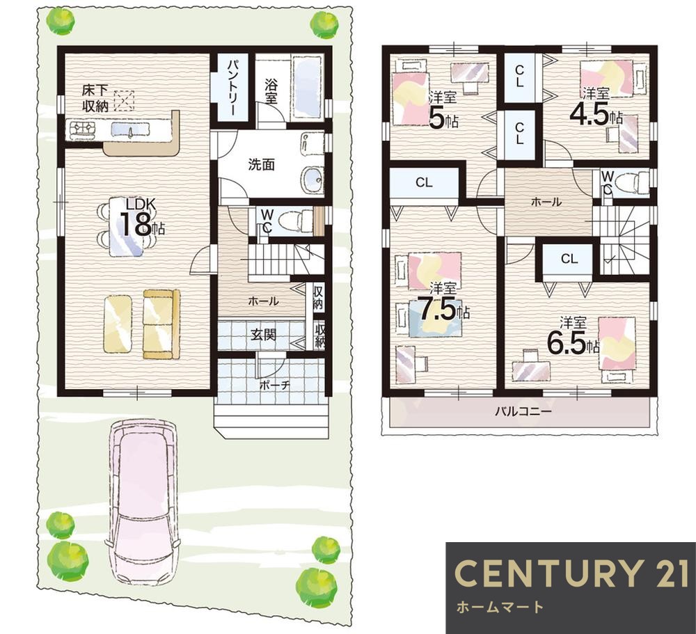 一戸建て上屋（野洲駅） 2580万円～2680万円の詳細情報 14