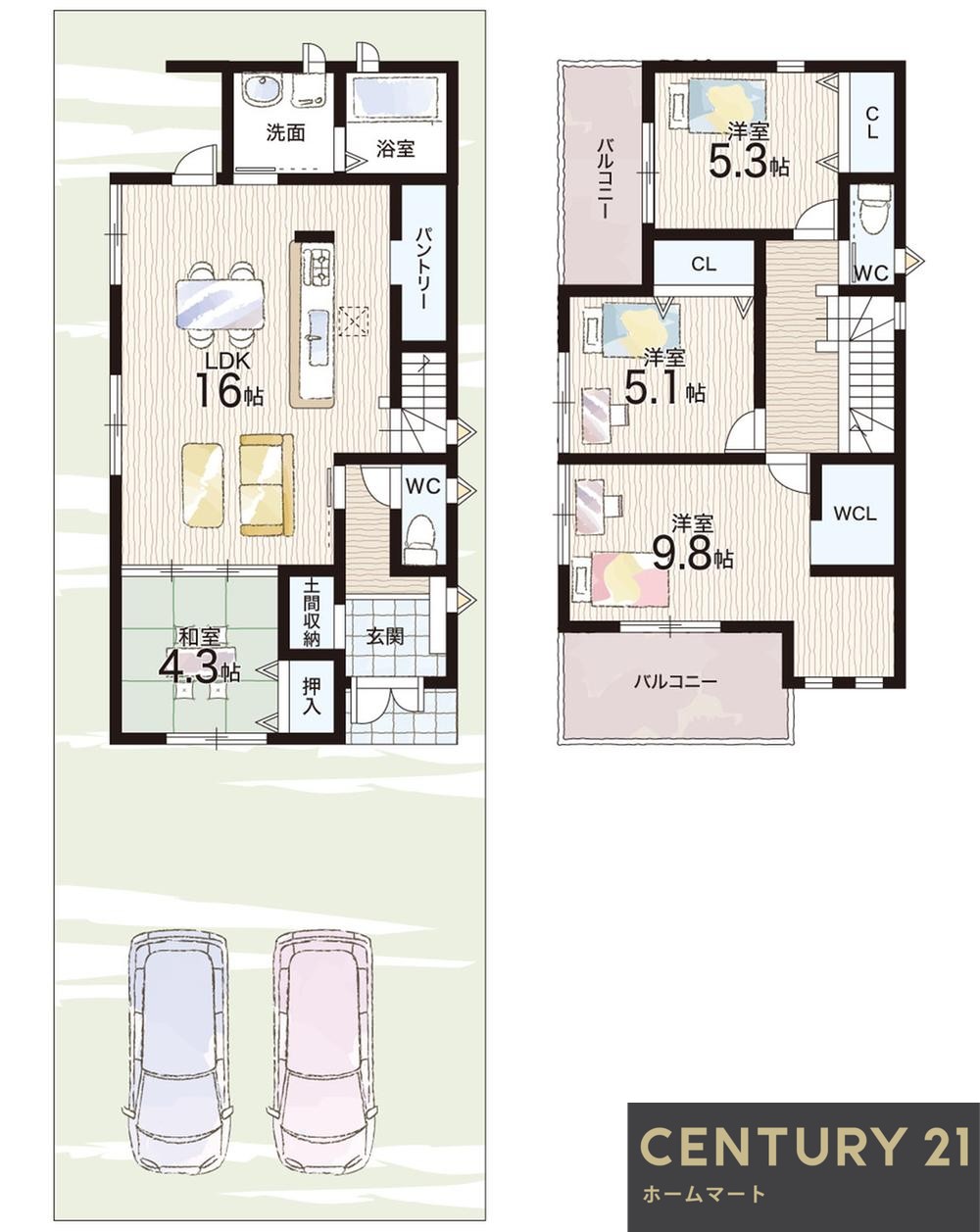 一戸建て学園大和町３（学園前駅） 4280万円の詳細情報 10