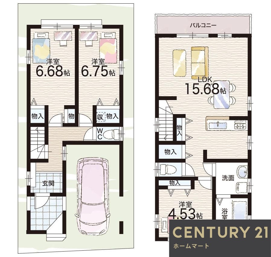 一戸建て大阪狭山市池尻北 全２邸 一戸建ての詳細情報 23
