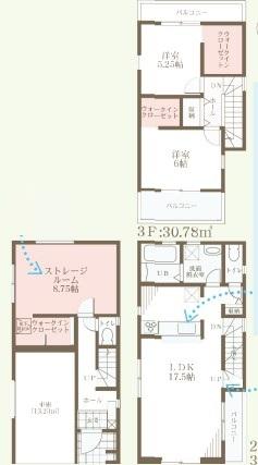 一戸建て萱島南町（萱島駅） 3480万円・3880万円の詳細情報 9