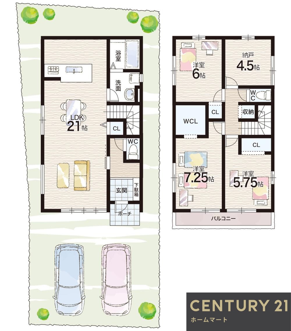 NEW一戸建て近江八幡市北之庄町 一戸建て 全２邸第１期の詳細情報 12