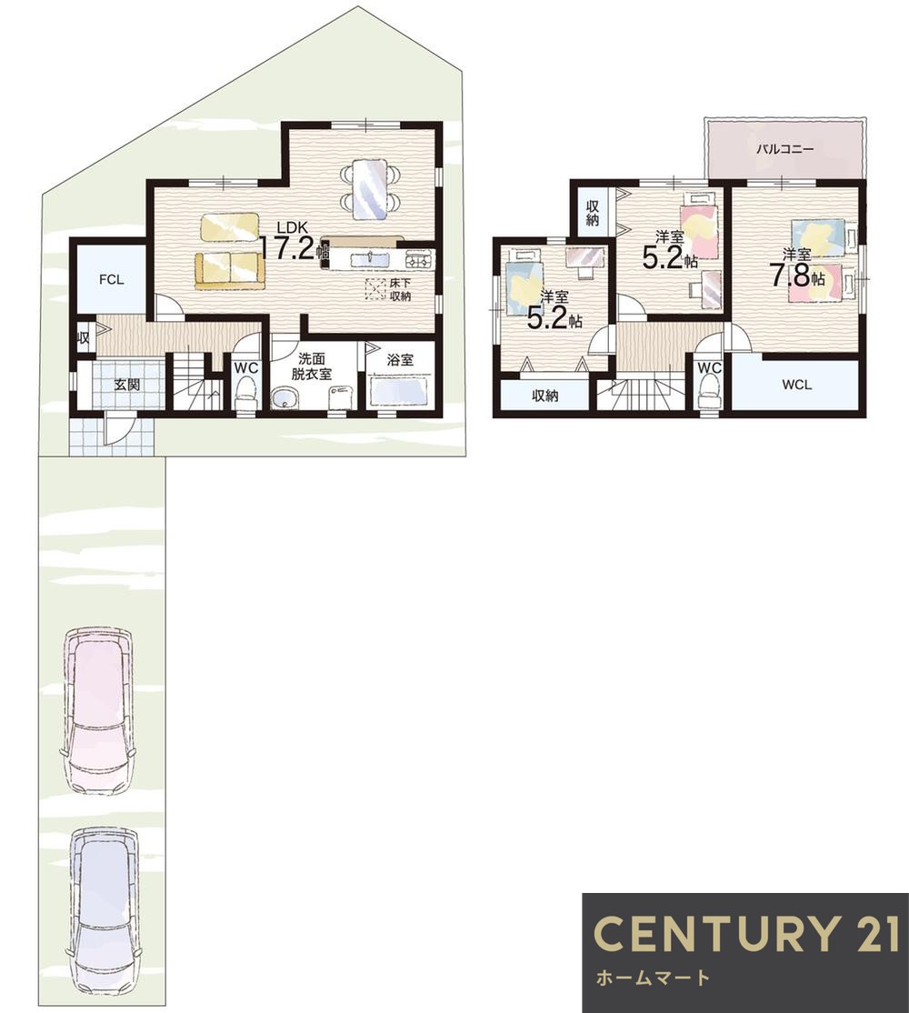一戸建て東香里元町 3580万円・3980万円の詳細情報 9