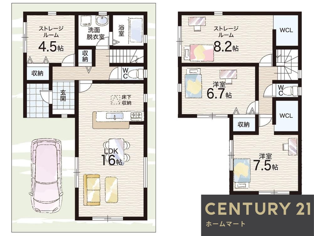 一戸建て大美野（萩原天神駅） 3680万円～4080万円の詳細情報 11