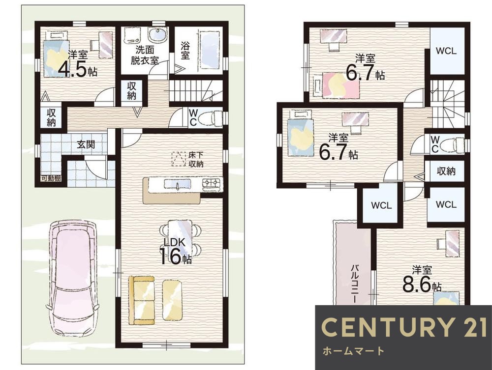 一戸建て大美野（萩原天神駅） 3680万円～4080万円の詳細情報 12