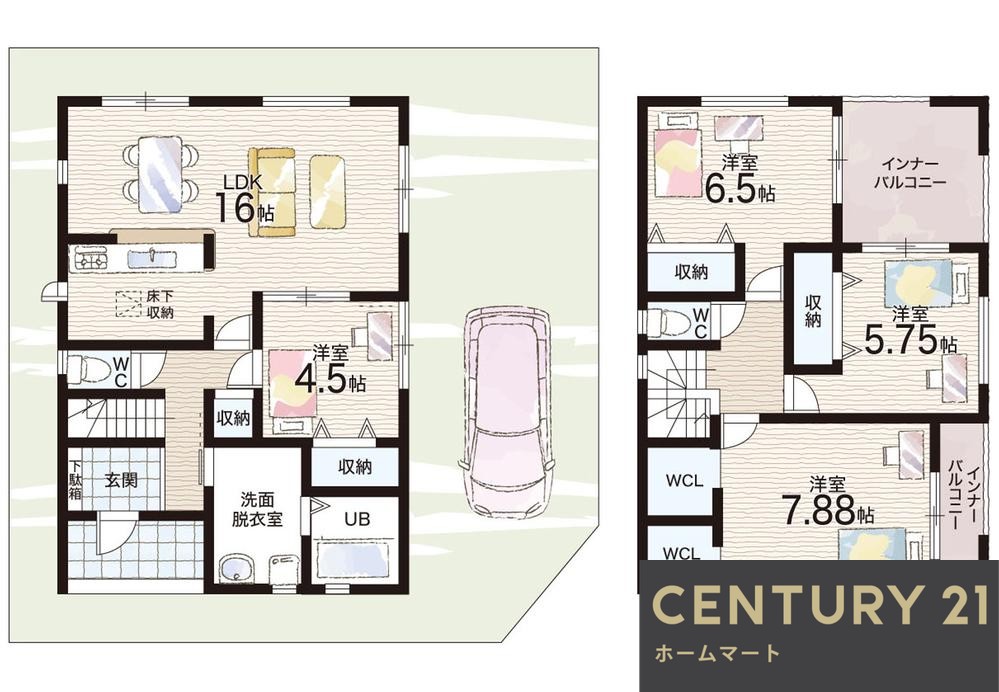 一戸建て甲斐田新町 3180万円～3480万円の詳細情報 12