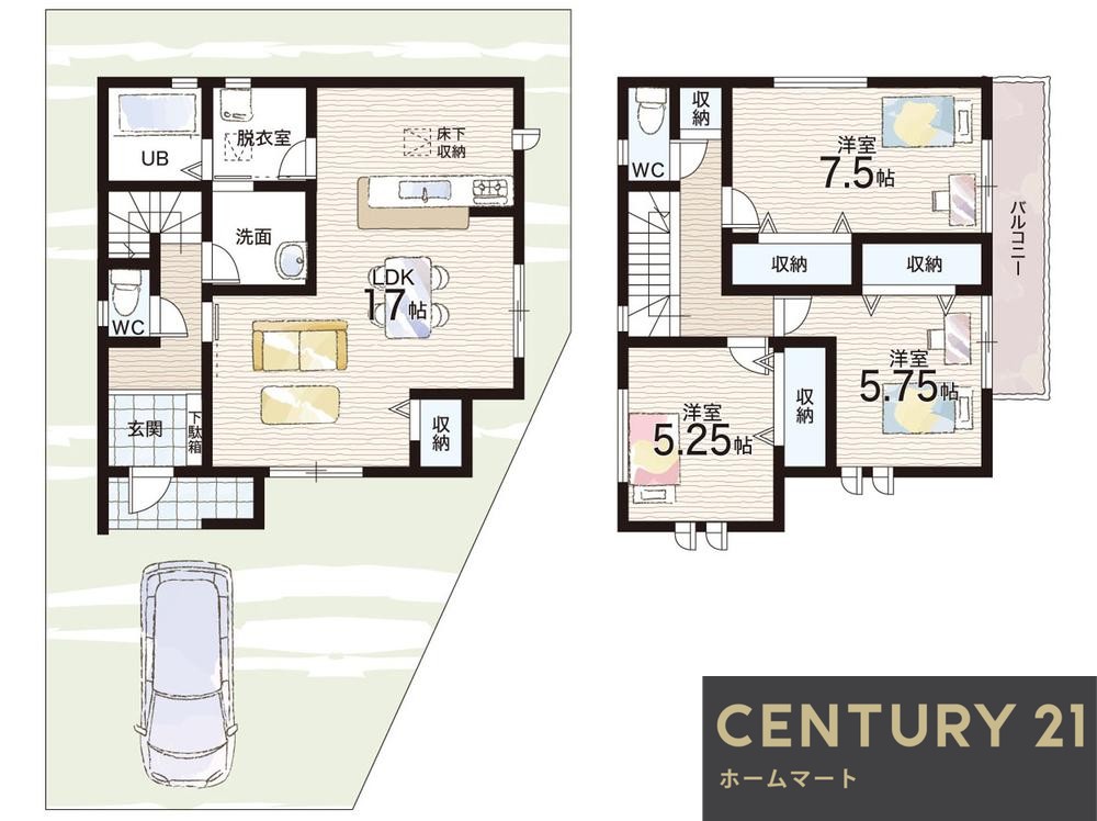 一戸建て甲斐田新町 3180万円～3480万円の詳細情報 15